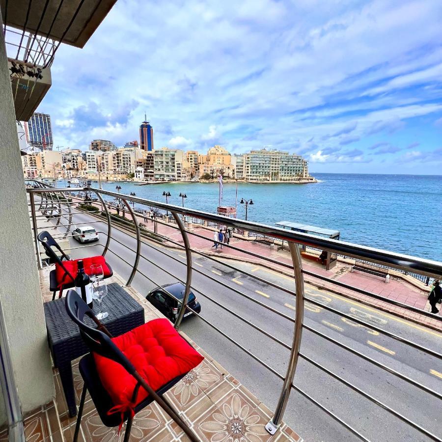 F2 - Lovely Two Bedrooms Flat Sea View, St Julians Saint Julian's 외부 사진
